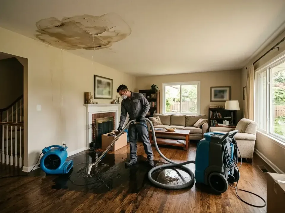 attic-pipe-burst-ceiling-drip-008 — frequently asked questions, Water Damage Restoration & Carpet Care in Sullivan, IN